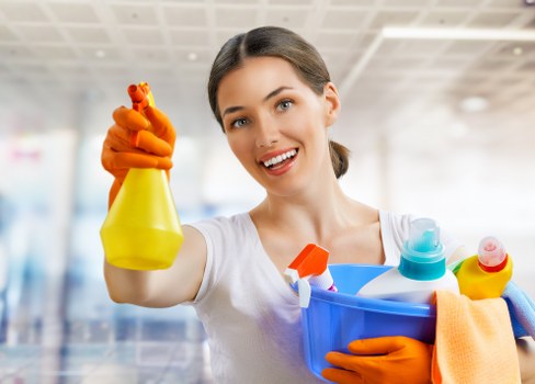 Office cleaning in Bow maintaining a tidy commercial workspace