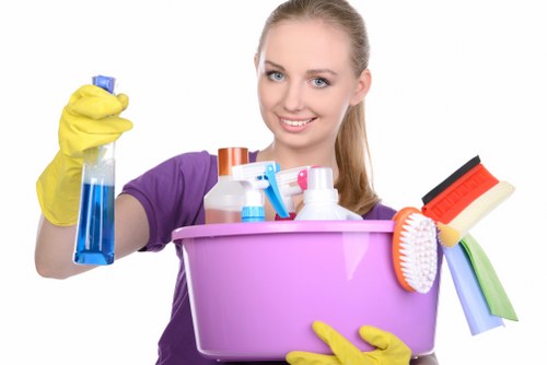 Builders cleaning in Bow for a renovated home with dust removal and polishing