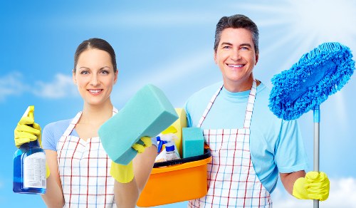 Detailed commercial one off cleaning service in Bow office space